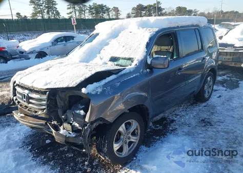 2014 Honda Pilot Ex-L из США, поврежденный, VIN 5FNYF4H7XEB012644